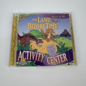 The Land Before Time Activity Center PC/Mac CD-ROM 1997 for Windows 95/3.1 Apple